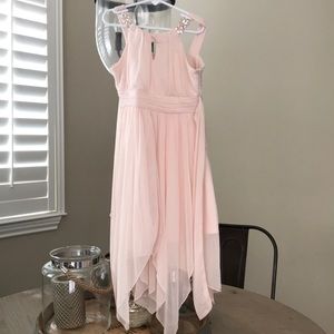 Kids non casual light pink dress